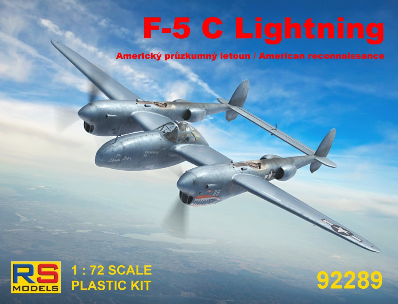 RS Models 92289 1:72 Lockheed F-5C Lightning