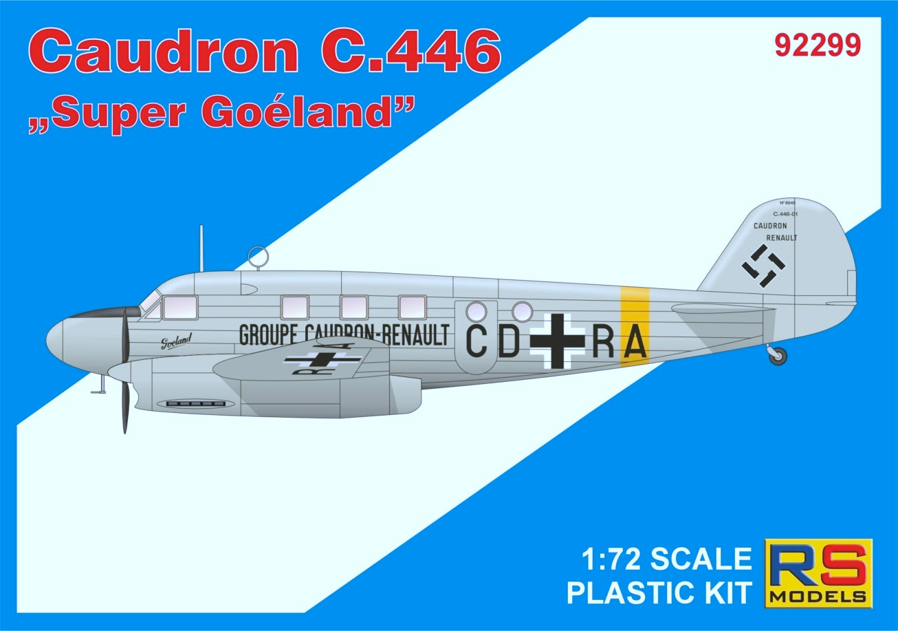 RS Models 92299 1:72 Caudron C-446 Super Goeland Luftwaffe