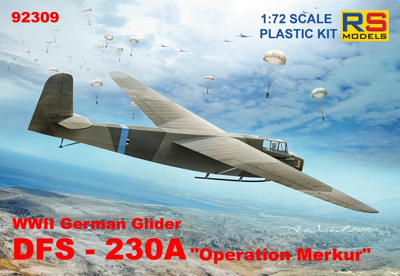 RS Models 92309 1:72 DFS-230A 'Operation Merkur-Crete 1941'