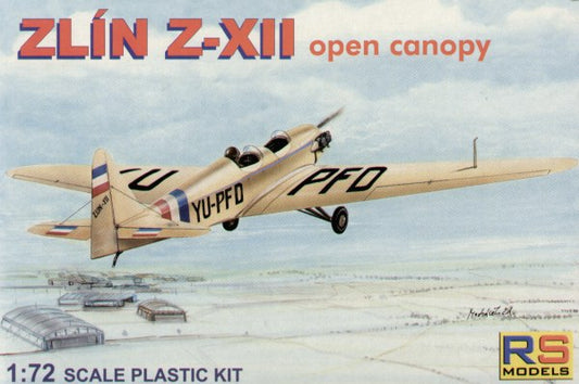 RS Models 92039 1:72  Zlin-XII open cockpit 2 Czechoslovakia and Slovakia WWII