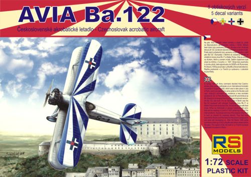 RS Models 92056 1:72 Avia Ba.122 with Avia Rk17 Engine