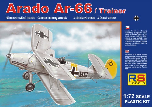 RS Models 92059 1:72 Arado Ar-66 Trainer