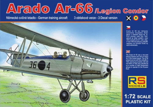 RS Models 92060 1:72 Arado Ar-66 Legion Condor