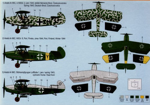 RS Models 92063 1:72 Arado Ar-66 Nachschlacht single-seater