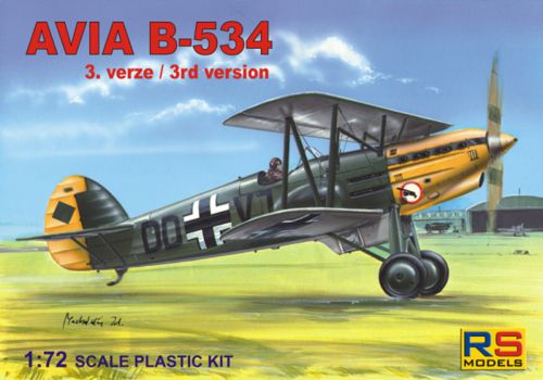 RS Models 92079 1:72 Avia B-534/III Decals for 6 aircraft Czechoslovakia, Luftwaffe and Slovakia