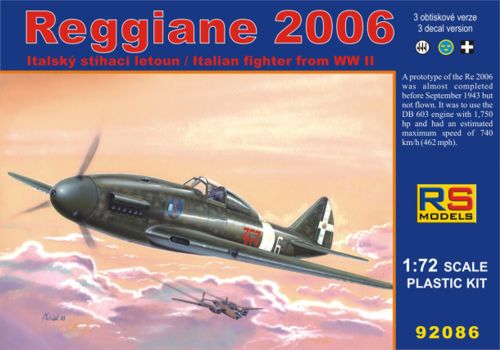 RS Models 9286 1:72 Reggiane Re.2006