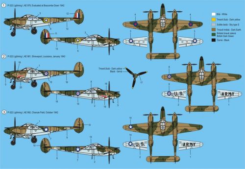RS Models 92093 1:72 Lightning P-322 I