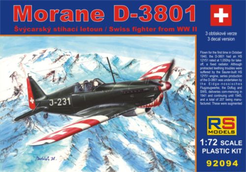 RS Models 92094 1:72 Morane D-3801