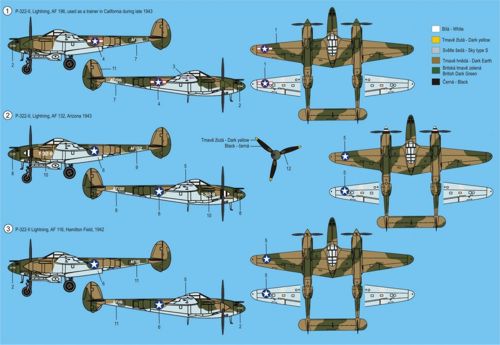 RS Models 92096 1:72 Lockheed Lightning P-322 II