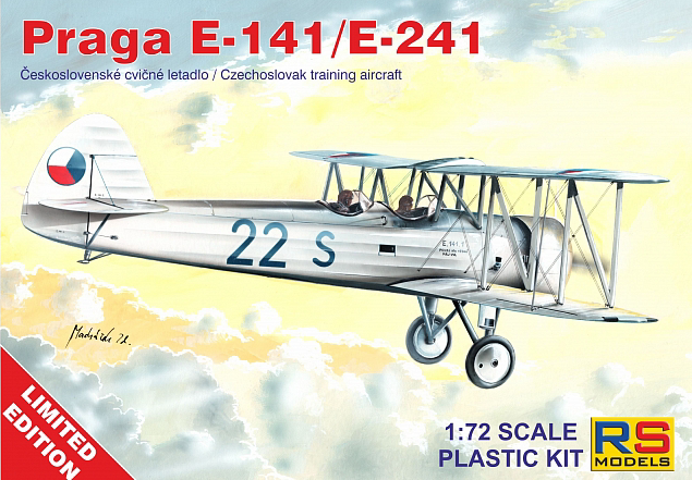 RS Models 94004 1:72 Praga E-141 with tail skid / E-241 with tail wheel