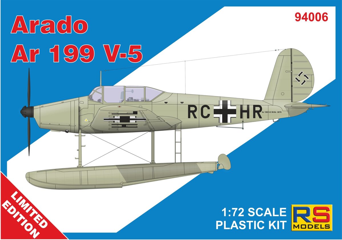 RS Models 94006 1:72 Arado Ar-199V-5