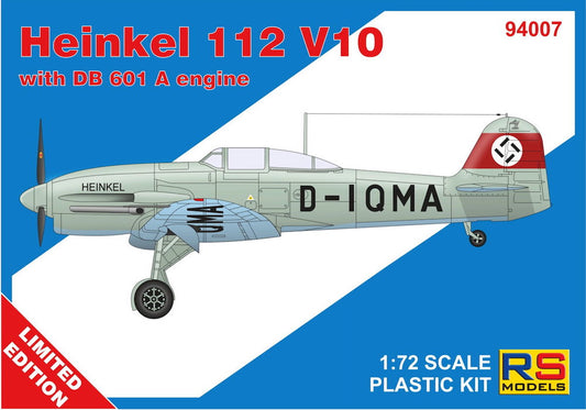 RS Models 94007 1:72 Heinkel He-112V-10