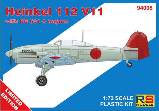 RS Models 94008 1:72 Heinkel He-112V-11