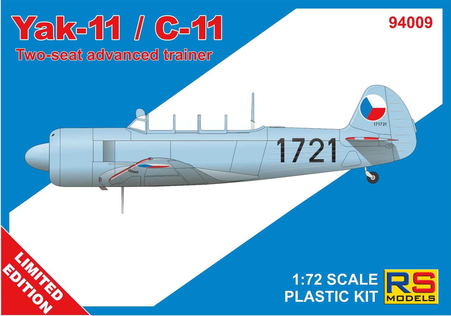 RS Models 94009 1:72 Yak-11 / C-11