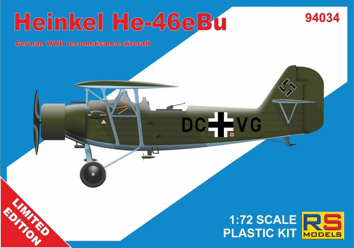 RS Models 94034 1:72 Heinkel He-46 eBu