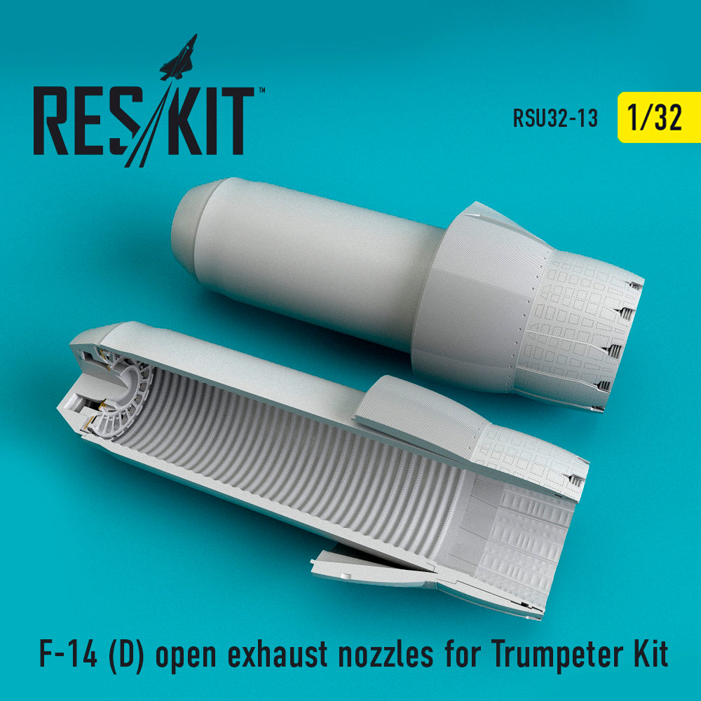 ResKit RSU32-13 1:32 Grumman F-14D Tomcat open position exhaust nozzles