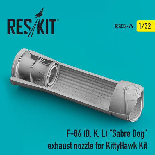 ResKit RSU32-74 1:32 F-100 Super Sabre late exhaust nozzle