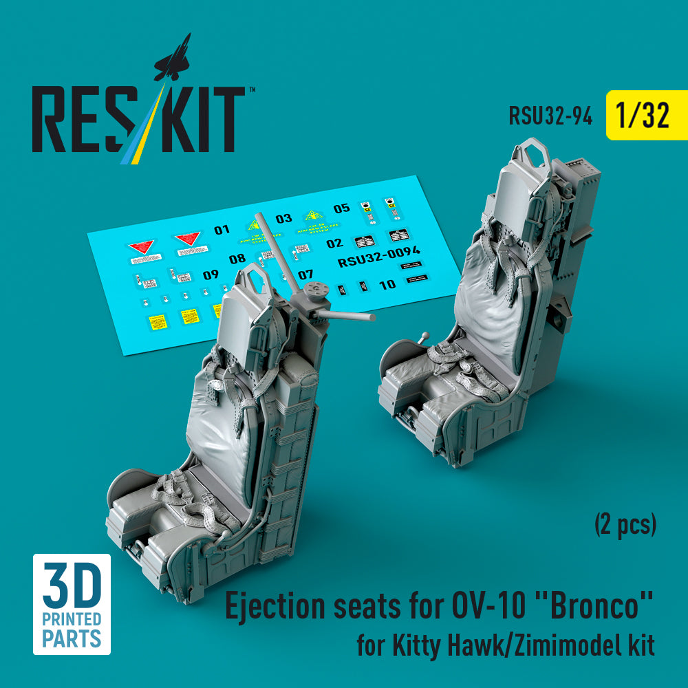 ResKit RSU32-0094 1:32 Ejection seats for OV-10 Bronco (2 pcs)