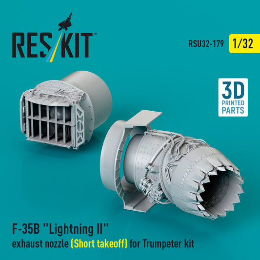 ResKit RSU32-0179 1:32 Lockheed-Martin F-35B Lightning II exhaust nozzle (Short takeoff)