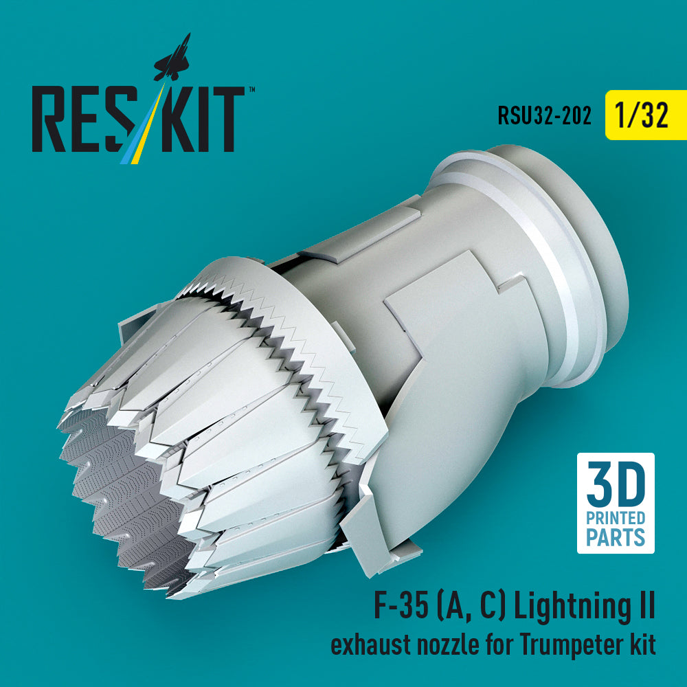 ResKit RSU32-0202 1:32 Lockheed-Martin F-35A/C Lightning II exhaust nozzle