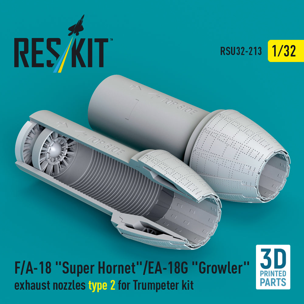 ResKit RSU32-213 1:32 F/A-18 Super Hornet /EA-18G Growler exhaust nozzles type 2