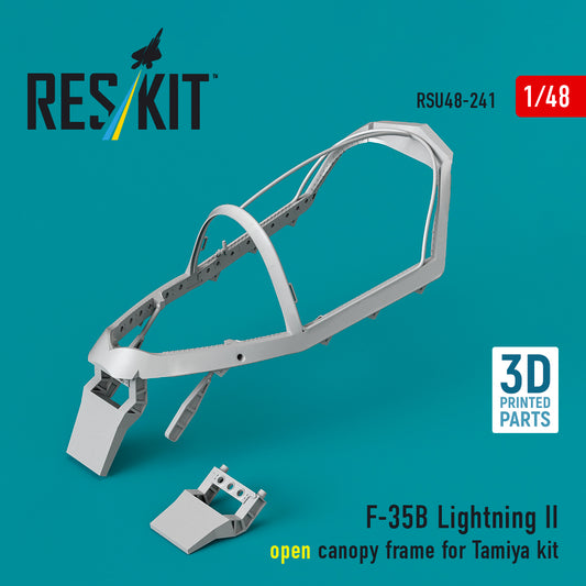 ResKit RSU48-0241 1:48 F-35B Lightning II open canopy frame