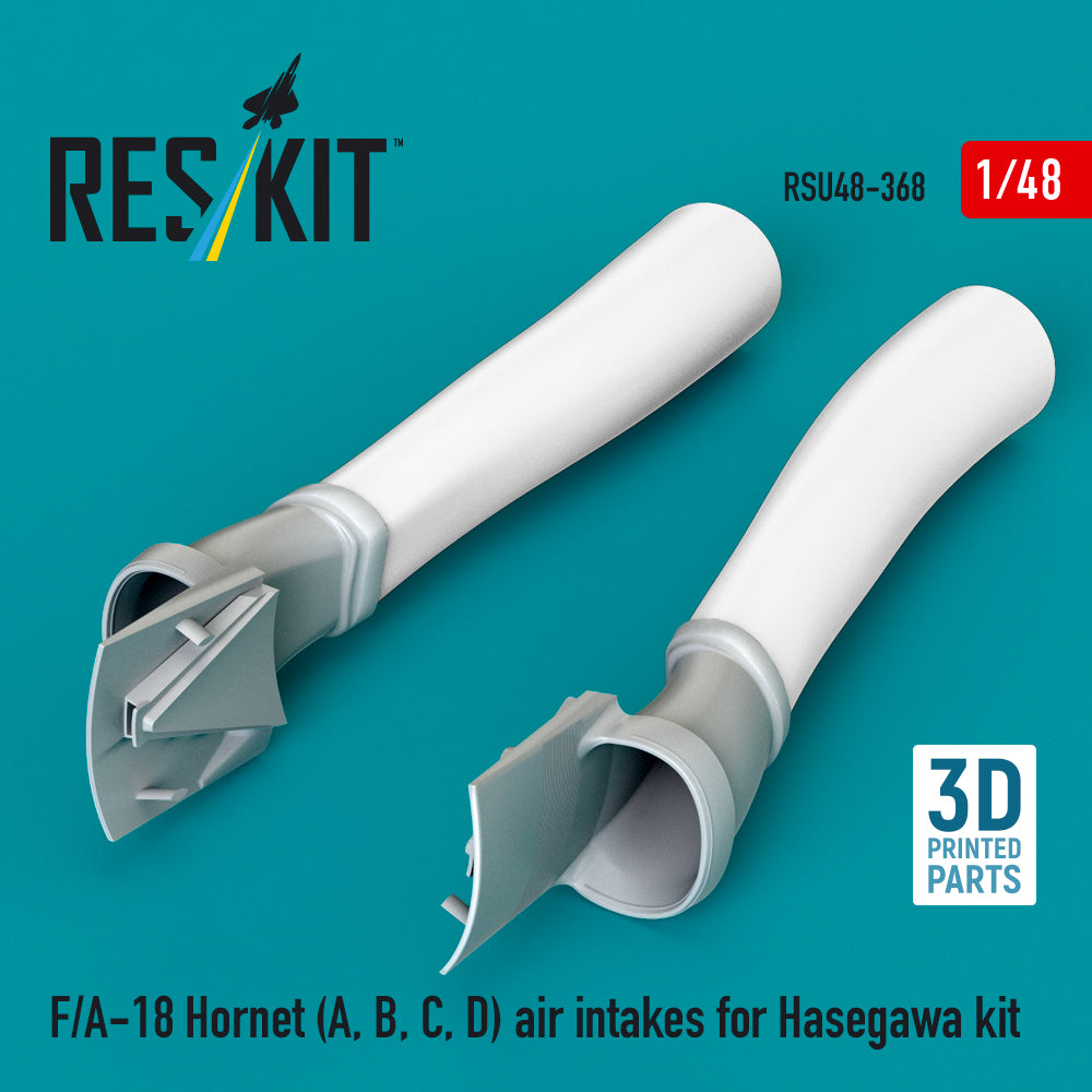 ResKit RSU48-368 1:48 F/A-18 Hornet (A, B, C, D) air intakes