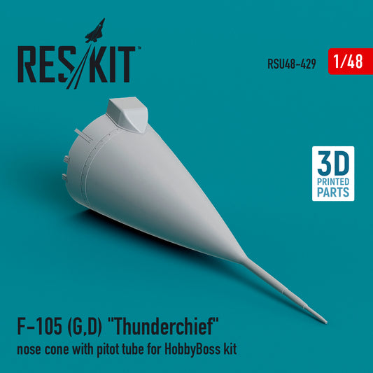 ResKit RSU48-429 1:48 F-105D/F-105G Thunderchief nose cone with pitot tube