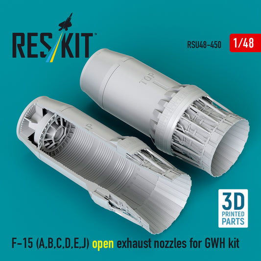 ResKit RSU48-450 1:48 F-15A, F-15AB, F-15AC, F-15AD, F-15AE, F-15AJ Eagle open exhaust nozzles