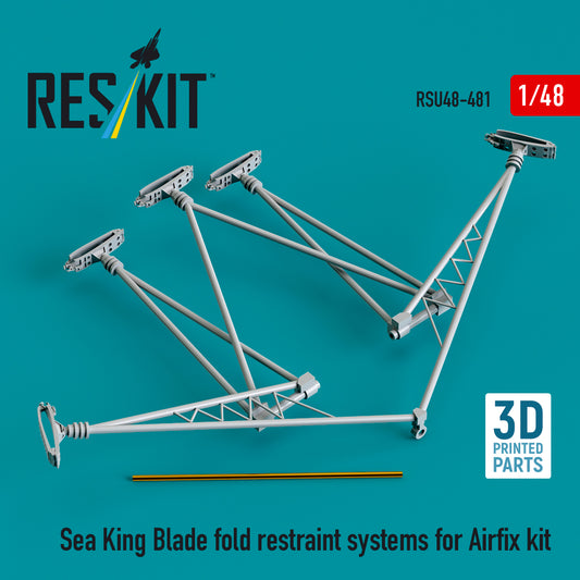 ResKit RSU48-481 1:48 Westland Sea King blade fold restraint systems