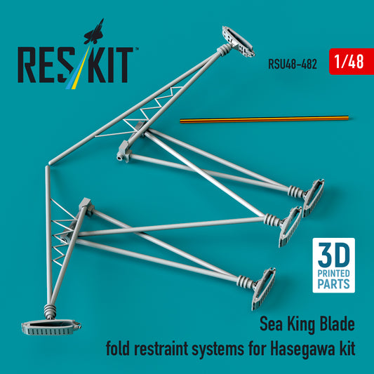 ResKit RSU48-482 1:48 Sikorsky Sea King blade fold restraint systems
