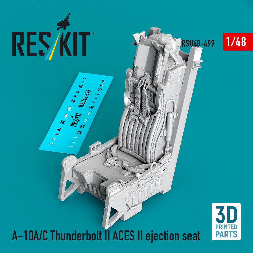 ResKit RSU48-499 1:48 A-10A/C Thunderbolt II ACES II ejection seat (3D Printed)