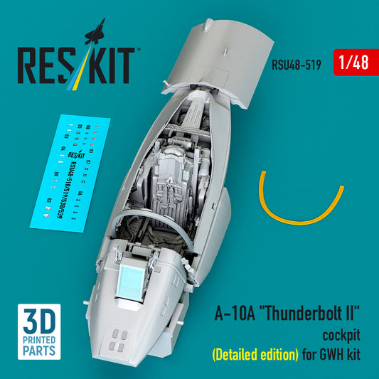 ResKit RSU48-519 1:48 Fairchild A-10A Thunderbolt II cockpit (Detailed edition)