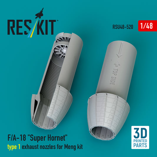 ResKit RSU48-520 1:48 Boeing F/A-18  Super Hornet  type 1 exhaust nozzles