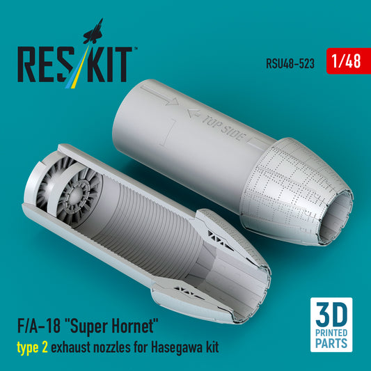 ResKit RSU48-523 1:48 F/A-18 Super Hornet type 2 exhaust nozzles