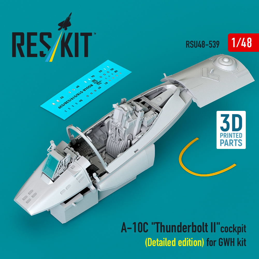 ResKit RSU48-539 1:48 Fairchild A-10C Thunderbolt II cockpit (Detailed edition)