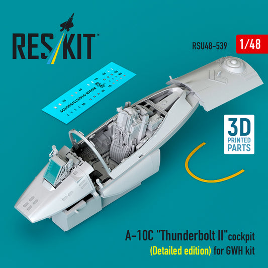 ResKit RSU48-539 1:48 Fairchild A-10C Thunderbolt II cockpit (Detailed edition)