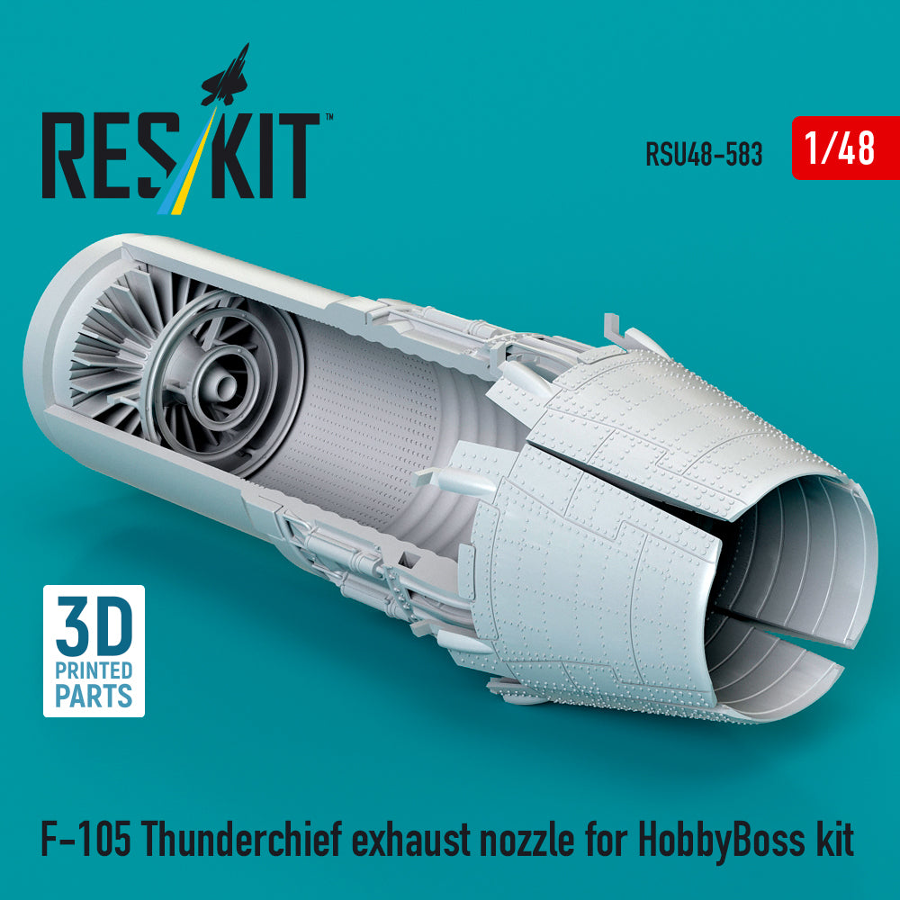 ResKit RSU48-583 1:48 F-105 Thunderchief exhaust nozzle