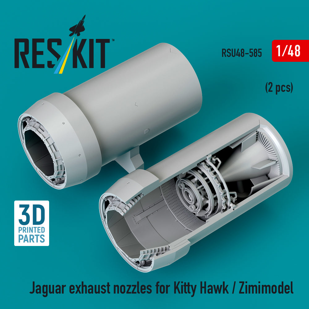 ResKit RSU48-585 1:48 Sepecat Jaguar exhaust nozzles