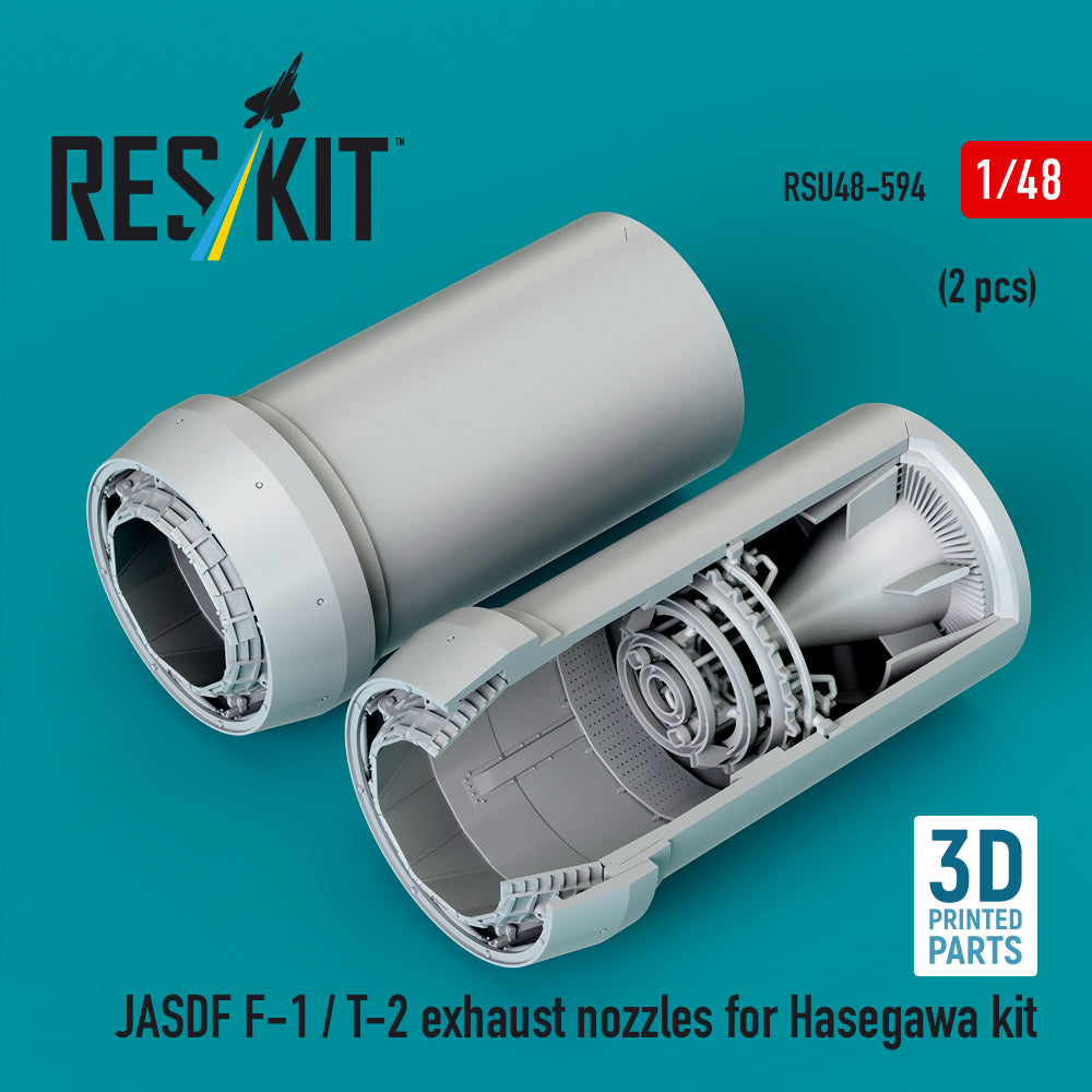 ResKit RSU48-0594 1:48 JASDF F-1 / T-2 exhaust nozzles