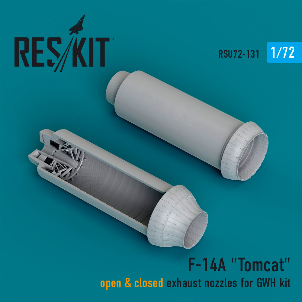 ResKit RSU72-131 1:72 F-14A Tomcat open & closed exhaust nozzles