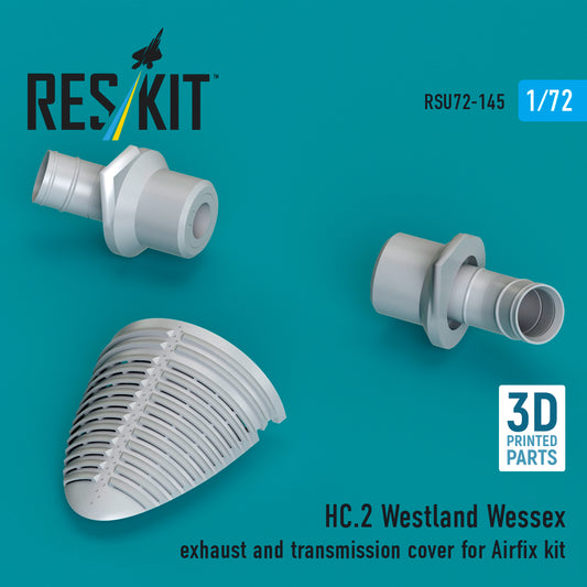 ResKit RSU72-0145 1:72 Westland HC.2 Westland Wessex exhaust and transmission cover