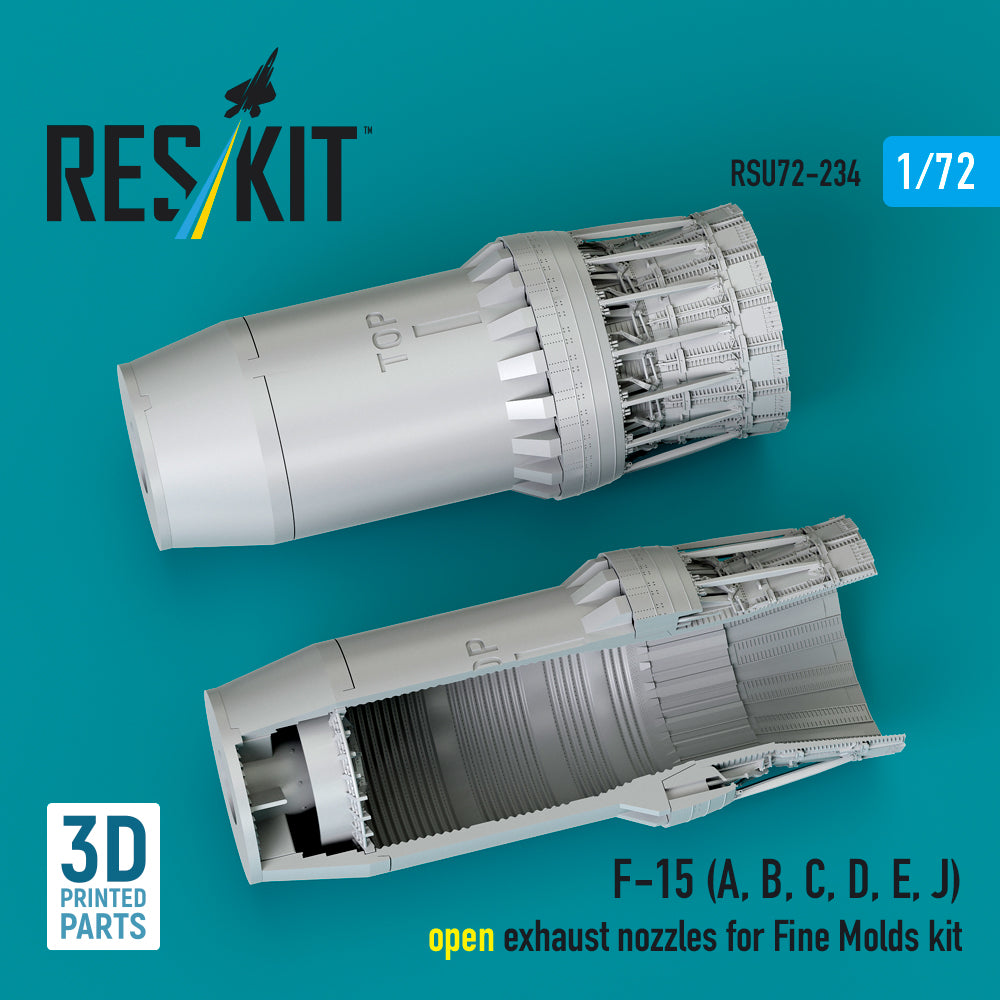 ResKit RSU72-234 1:72 McDonnell F-15 Eagle open exhaust nozzles