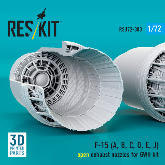ResKit RSU72-303 1:72 McDonnell F-15 Eagle open exhaust nozzles