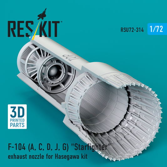 ResKit RSU72-314 1:72 Lockheed F-104 Starfighter exhaust nozzle