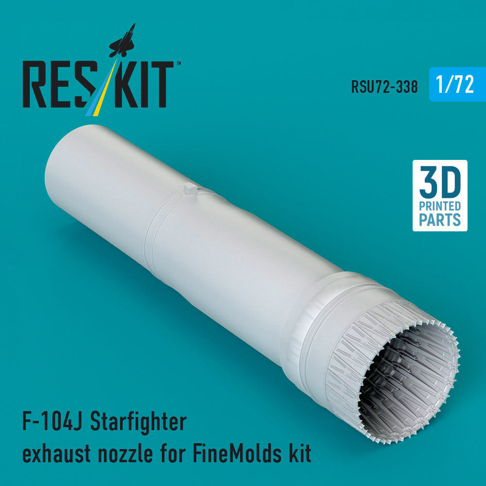 ResKit RSU72-0338 1:72 Lockheed F-104J Starfighter exhaust nozzle