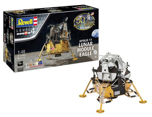 Revell 03701 1:48 Apollo 11 Eagle Lunar Module(50th Anniversary of the Moon Landing)