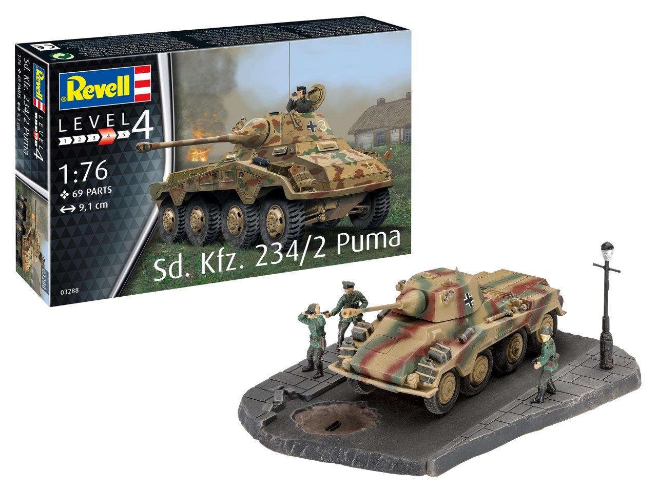 Revell 03288 1:76 Sd.Kfz.234/2 Puma