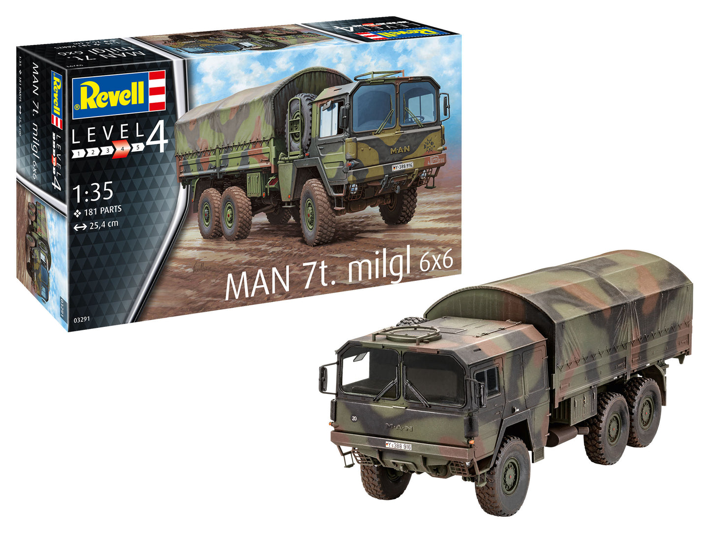 Revell 03291 1:35 MAN 7t milgl 6x6