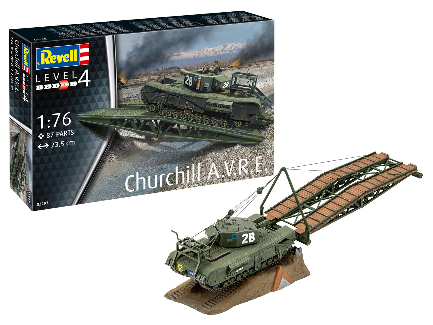 Revell 03297 1:76 Churchill A.V.R.E.